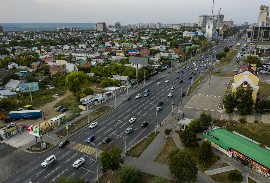 В Самаре завершили первый этап ремонта главной городской магистрали 
