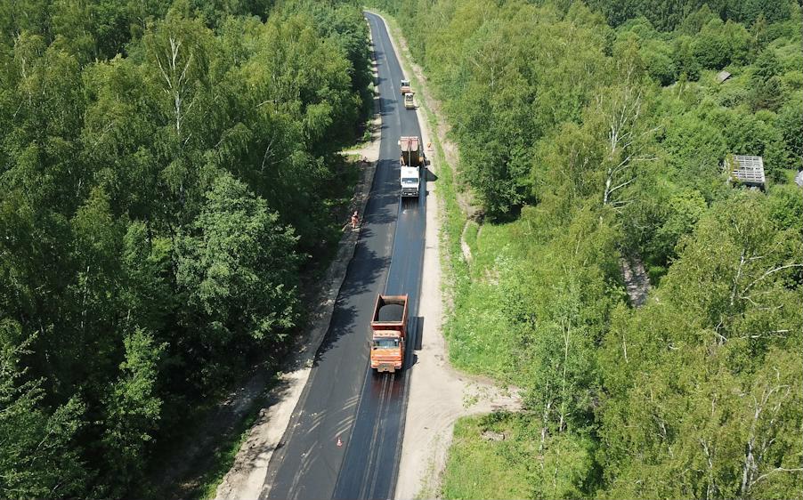 В Ивановской области идет ремонт дороги Фурманов – Каминский – Федорково