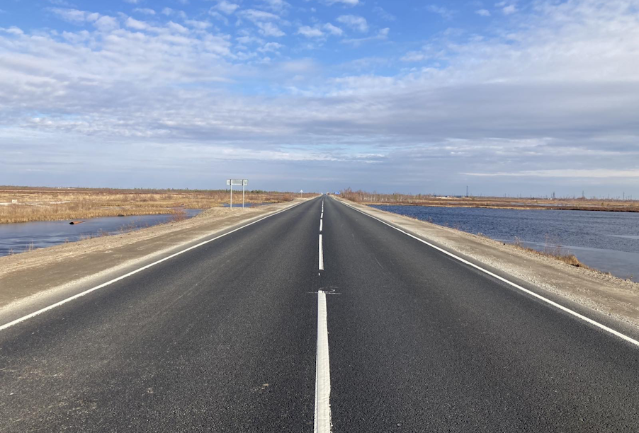 В Югре завершен капитальный ремонт участка дороги Сургут – Когалым – граница ХМАО