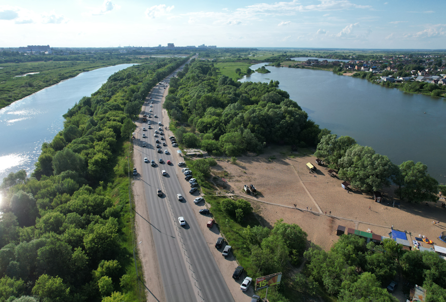 В Рязани началась реконструкция Северной окружной дороги