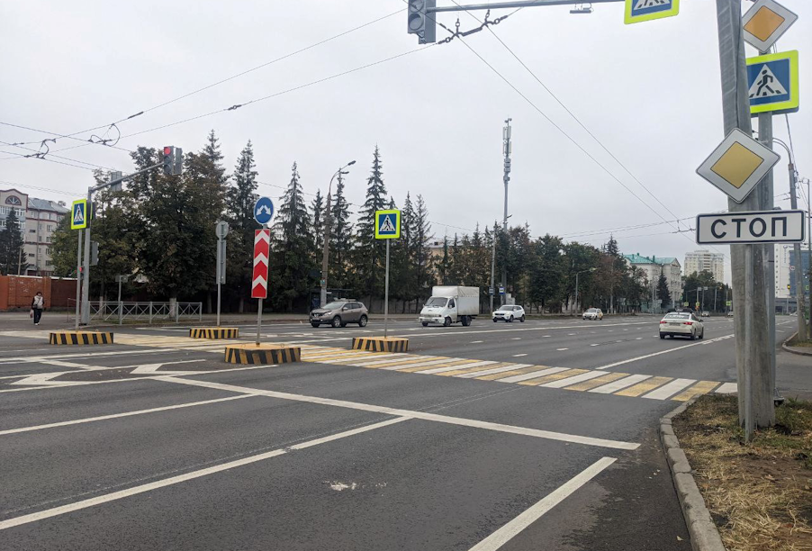 В Казани отремонтировали улицу Николая Ершова
