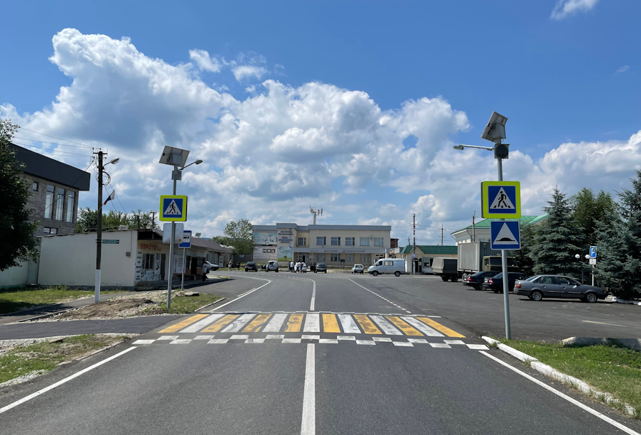 В селении Анзорей Кабардино-Балкарии отремонтировали  автодорогу по нацпроекту