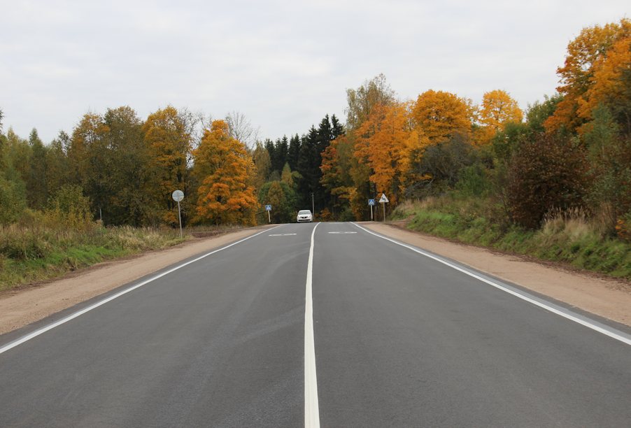 Около 212 км дорог Псковской области отремонтировано в 2021 году