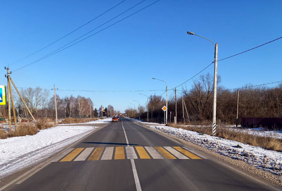 В Рязанской области отремонтировали участок дороги Сапожок – Сараи – Борец – Шацк