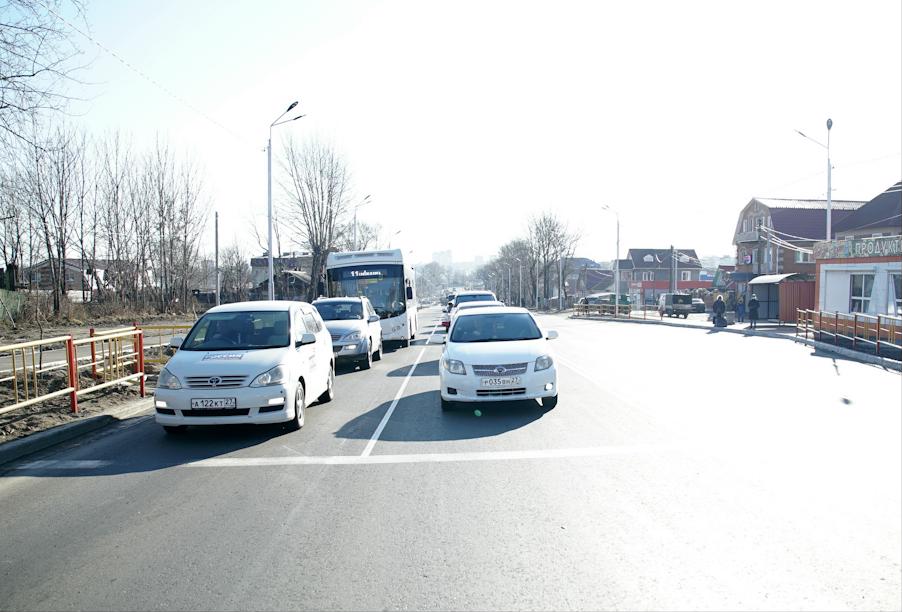 В Хабаровске завершился капитальный ремонт улицы Шелеста