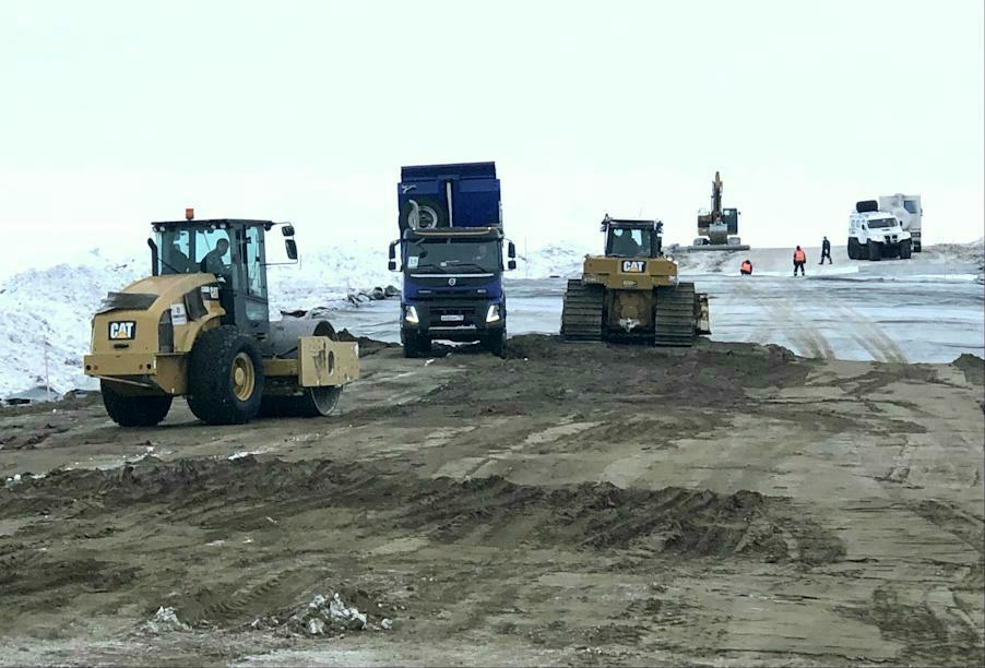Работы по строительству автодороги Нарьян-Мар – Усинск продолжаются в рамках нацпроекта