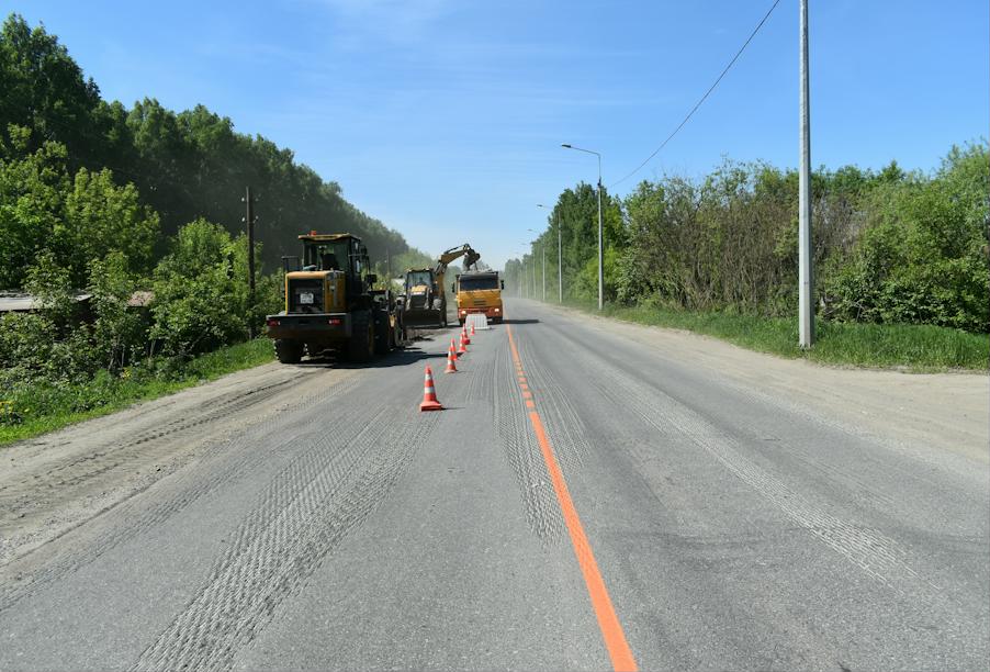 В Томской области по нацпроекту ремонтируют автодорогу Томск – Предтеченск