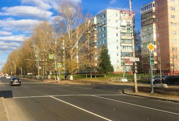 В Томске появился новый  регулируемый пешеходный переход