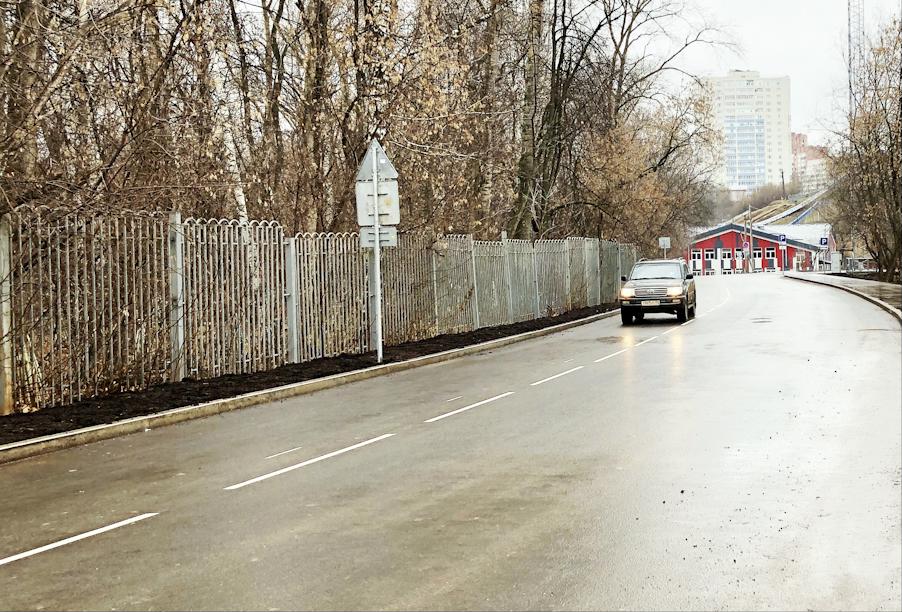 Благодаря нацпроекту в Перми впервые отремонтирована дорога до спортшколы «Летающий лыжник»