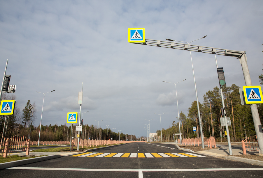 В Сургуте открыли движение по новой дороге, построенной по нацпроекту