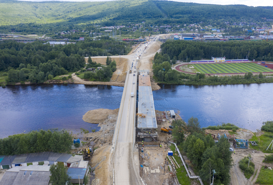 Реконструкция 7-километрового участка трассы А-360 «Лена» в Амурской области выполнена на 80%
