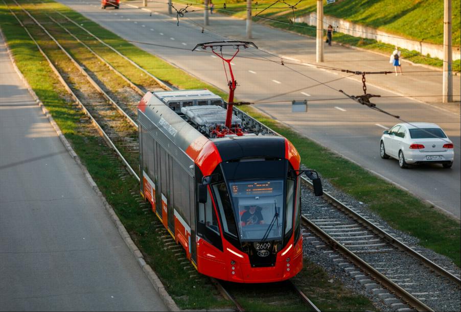 За полгода работы трамваи, поступившие в Ижевск по нацпроекту, перевезли более 3,8 млн пассажиров