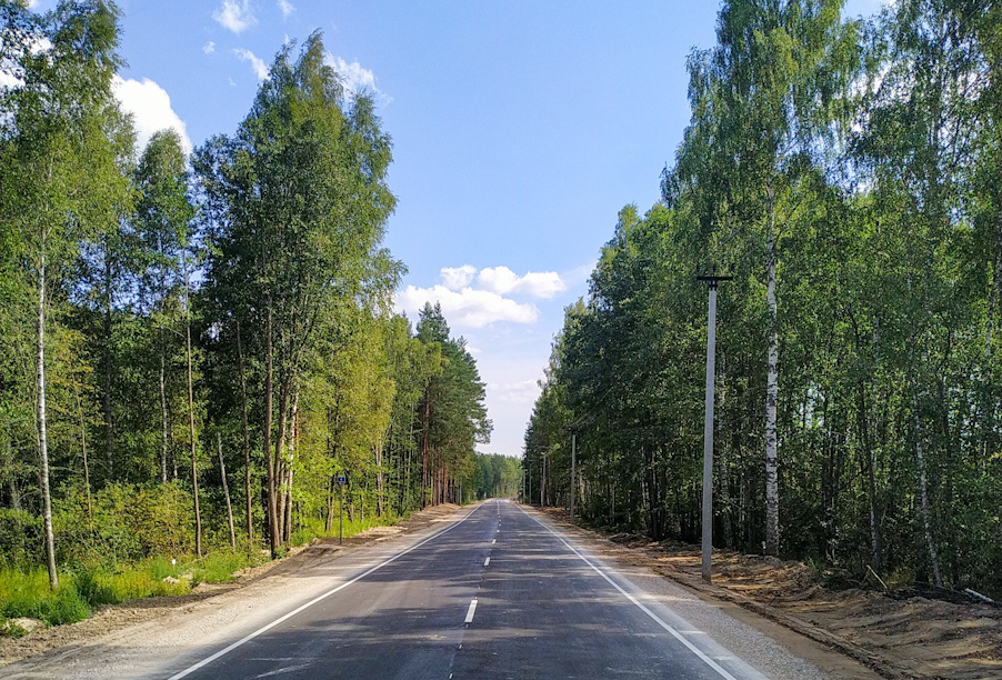 В Спасском районе Рязанской области отремонтировали участки двух дорог