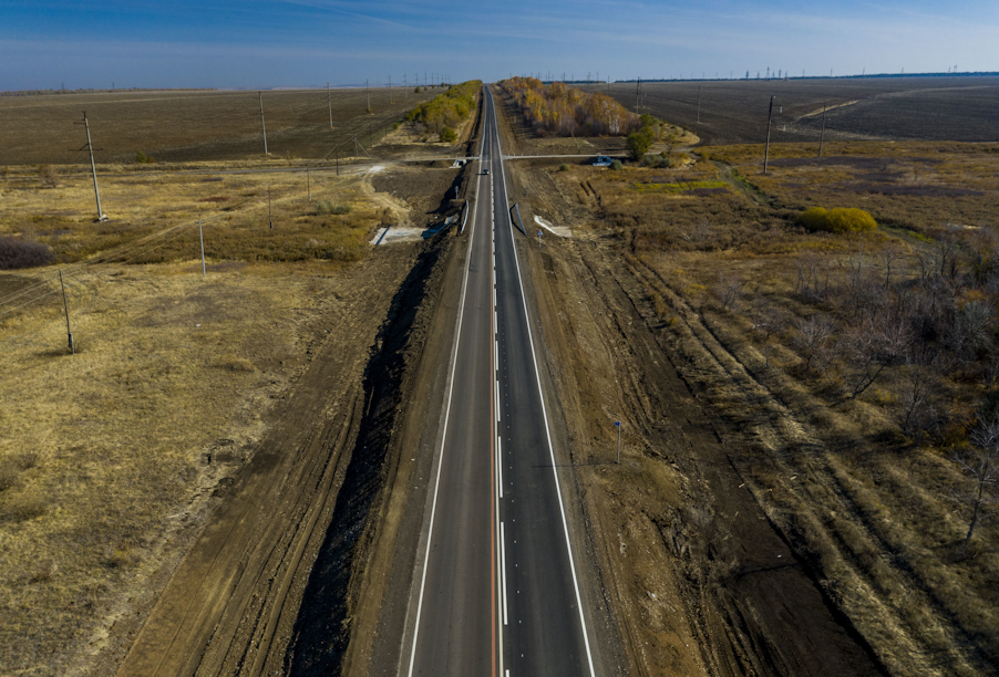 В Самарской области благодаря нацпроекту отремонтировали еще 5 километров автодороги Большая Черниговка – Краснооктябрьский