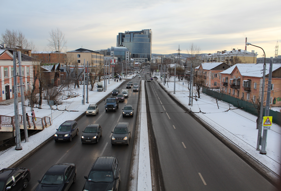 В Красноярске завершился ремонт улиц Маерчака и Калинина