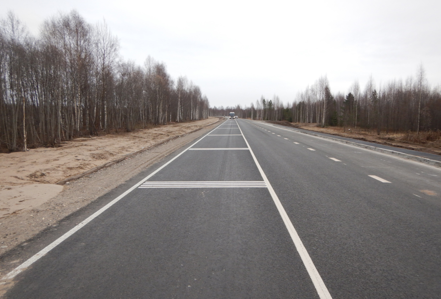 В Архангельской области заасфальтировали еще 14 км трассы Усть-Вага – Ядриха