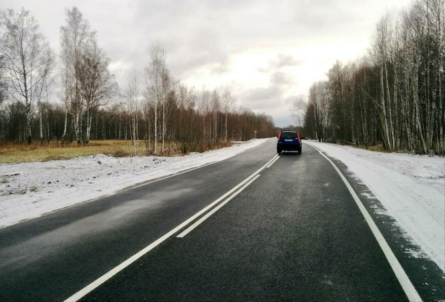 В Бирилюсском районе Красноярского края завершился первый этап ремонта дороги в деревню Орловка