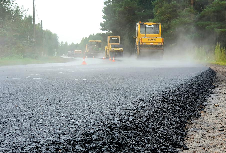 В Чувашской Республике благодаря нацпроекту ремонтируют автодорогу Аликово – Старые Атаи – «Сура»