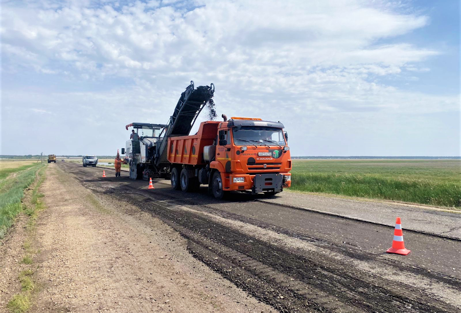 В Алтайском крае ремонтируют трассы, соединяющие регион с Кузбассом и Новосибирской областью