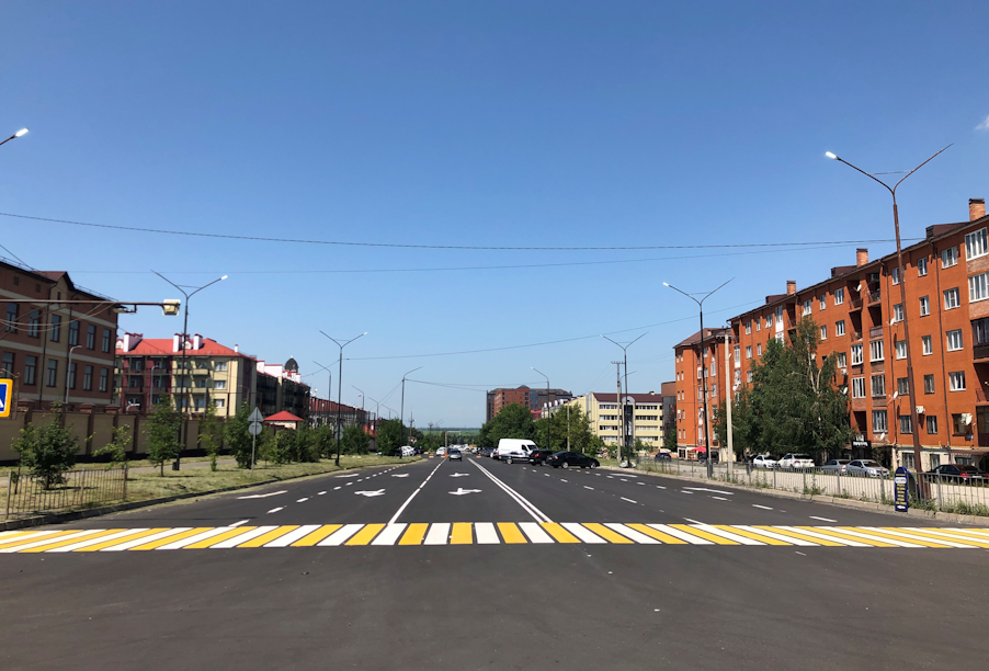 Республика Ингушетия: в Магасе отремонтирована улица Горчханова