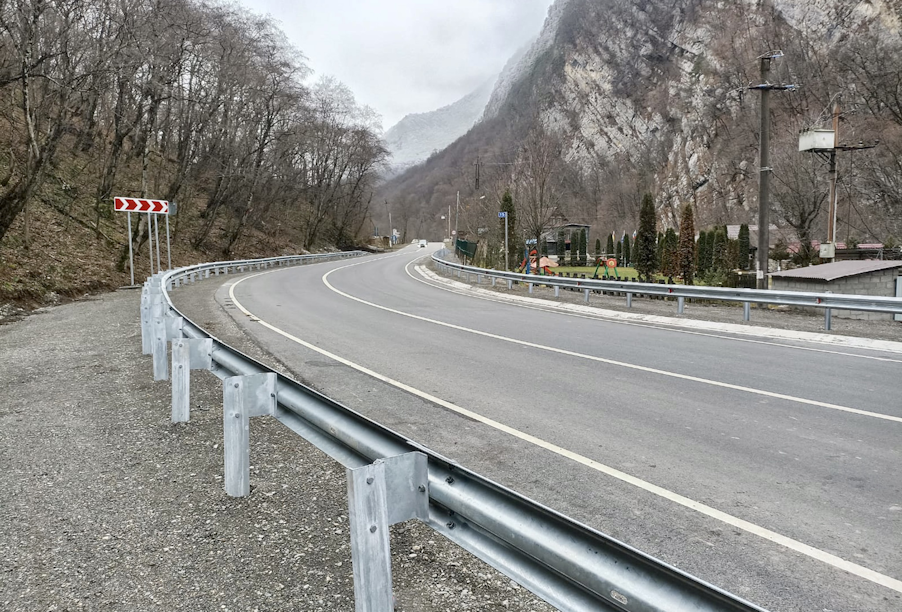 В Северной Осетии ремонтируют 17 км трассы Дзуарикау – Фиагдон – Хилаг