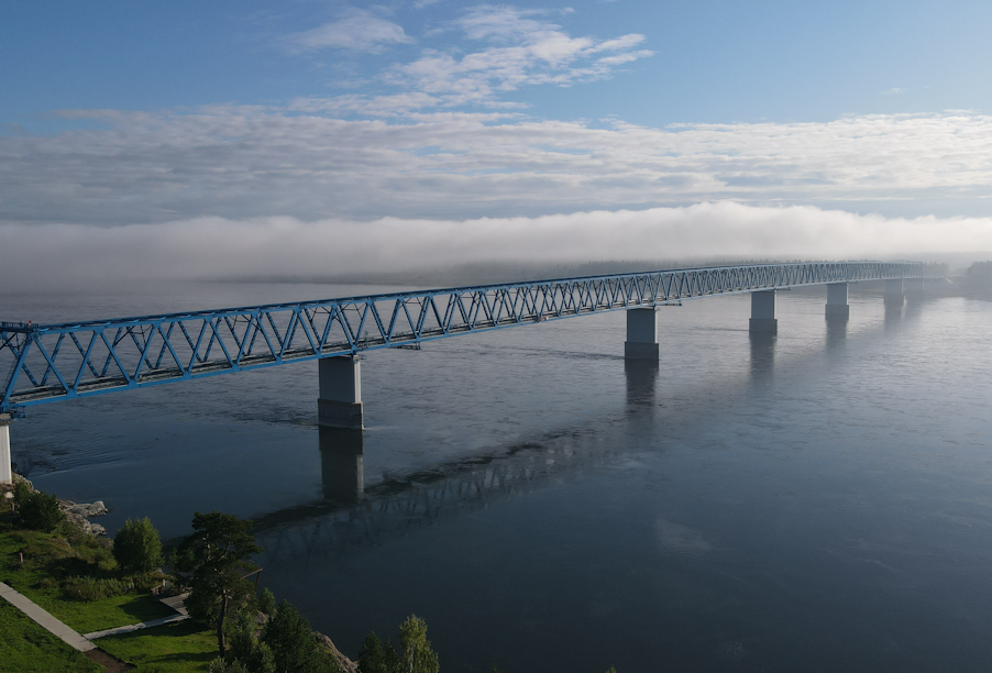 В Красноярском крае открыто движение по Высокогорскому мосту