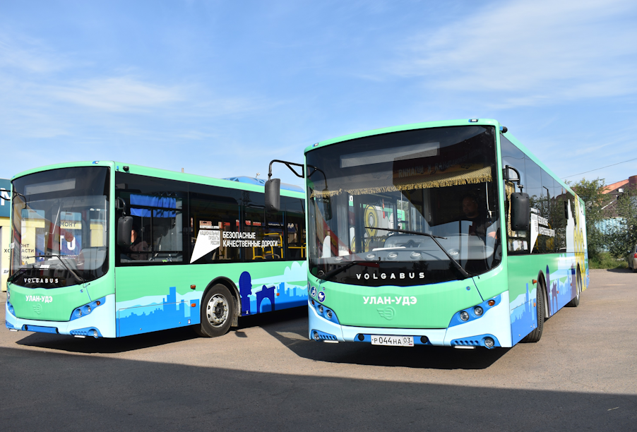 Автопарк столицы Республики Бурятия пополнился новыми автобусами большого класса