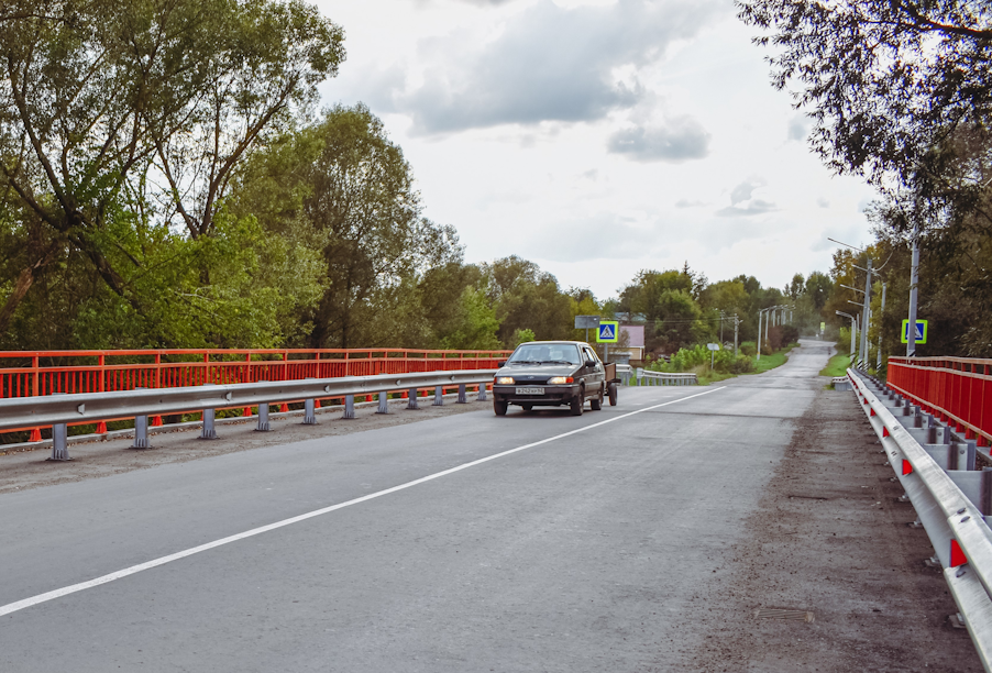 В Рязанской области отремонтирован мост через реку Чернавку
