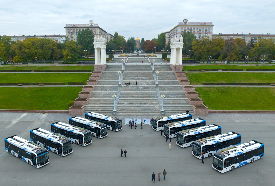 В Волгограде тестируют новый маршрут электробусов