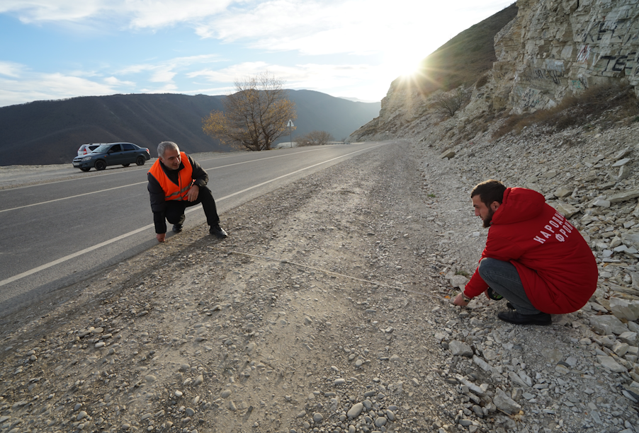 Республика Дагестан: общественники оценили качество ремонта дороги Урма – Губден