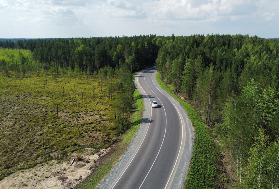 В Ханты-Мансийском автономном округе в этом году отремонтировали 65 км дорог по нацпроекту