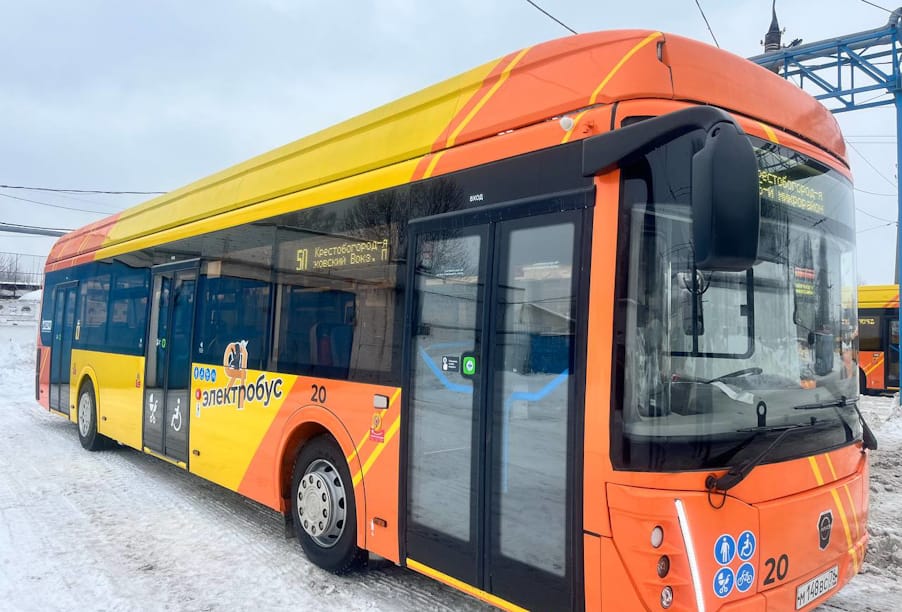 В Ярославле на маршрут вышли первые электробусы