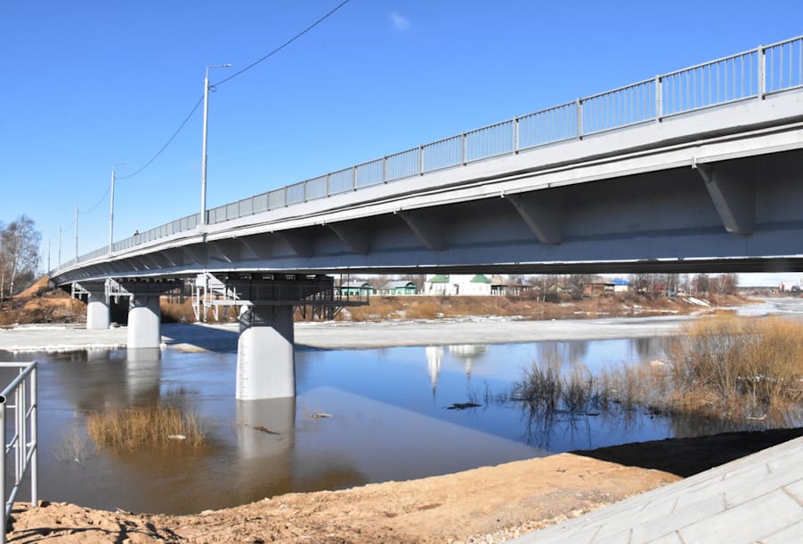 В Костромской области обновят мост через реку Тёткиш