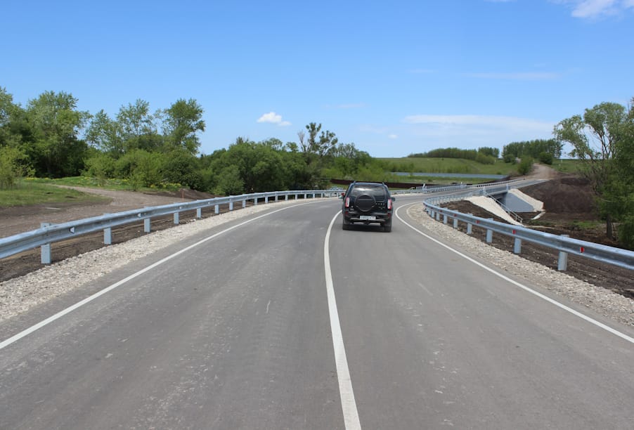 Пензенская область: завершена реконструкция моста на трассе Спасск – Абашево