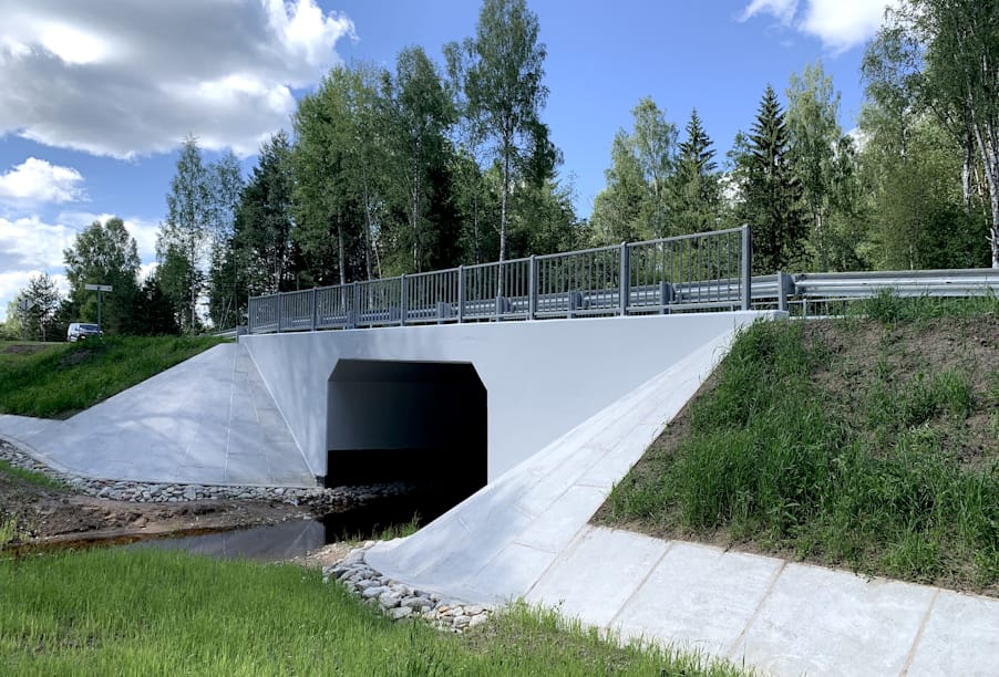 В Псковской области капитально отремонтирован мост через реку Меленку